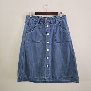 Levi's Denim Button Skirt 8
